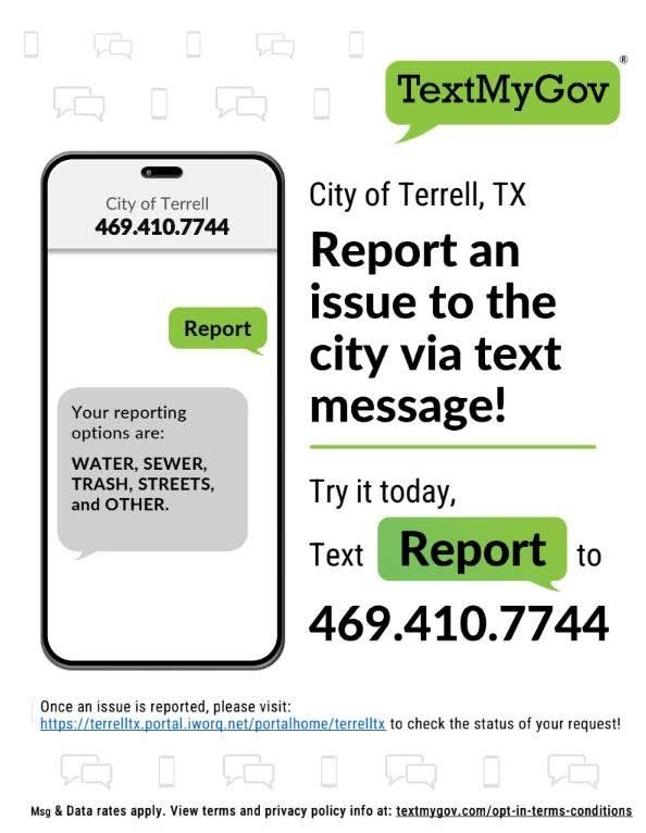 TextMyGovReportAnIssue