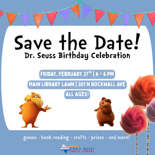 Dr Seuss Celebration- February 27